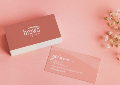 Brows by Giana Identity Design